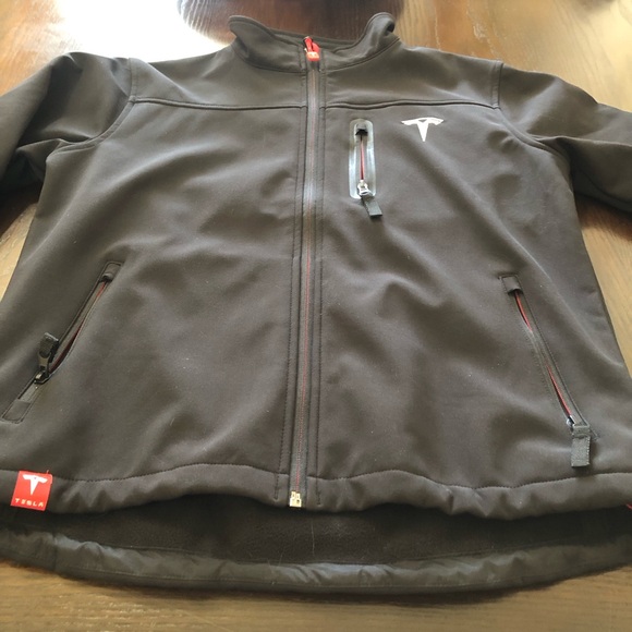 TESLA Women’s M Black Jacket Full zip Soft Shell Employee Corporate Work Wear - Picture 13 of 16